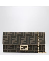 Fendi - Baguette Continental Wallet With Chain - Lyst