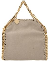 Stella McCartney - Tiny Falabella Borse A Mano Beige - Lyst