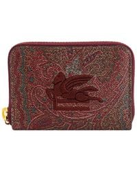 Etro - Paisley Print Wallet - Lyst