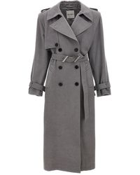 The Attico - Denim Trench - Lyst