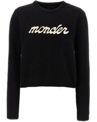 Moncler - Logo Wool And Cashmere Jumper - Lyst