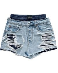 Alexander Wang - Denim Asymmetric & Draped Skirts - Lyst