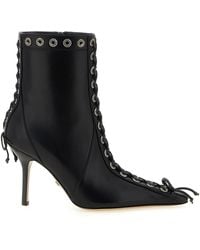 Mach & Mach - Crystalized Corset' Ankle Boots - Lyst