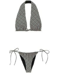 Philosophy - Check Print Bikini Beachwear - Lyst