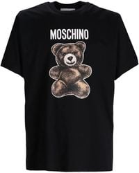 Moschino - T-Shirt With Teddy Bear Print - Lyst