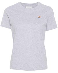Maison Kitsuné - T-shirt con stampa Fox - Lyst