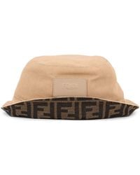 Fendi - Cotton Bucket Hat - Lyst