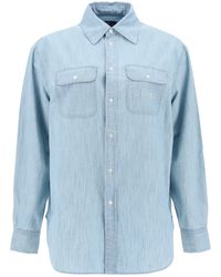 Polo Ralph Lauren - Embroidered Chambray - Lyst