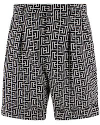 Balmain - Bermuda Shorts - Lyst