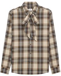 Saint Laurent - Lavalliã¨Re Cassandre Shirt - Lyst