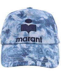 Isabel Marant - Cotton Stitched Profile Printed Hats - Lyst