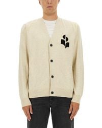 Isabel Marant - Cardigan With Logo - Lyst