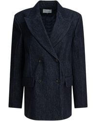 Max Mara - Oversized Double-Breasted Blazer Jackets And Coats - Lyst