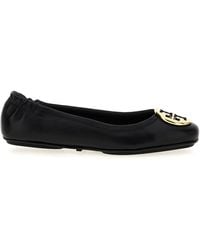 Tory Burch - Ballerine Minnie Travel in pelle - Lyst