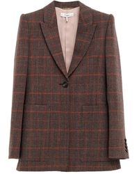 Chloé - Giacca Blazer Lunga Classica - Lyst
