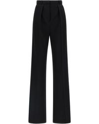 Elisabetta Franchi - Tuxedo-Effect Trousers Pantaloni Nero-Donna - Lyst