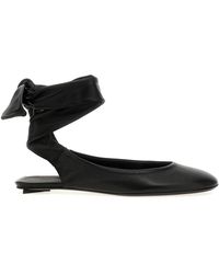 The Attico - Cloe Flat Shoes Nero-Donna - Lyst