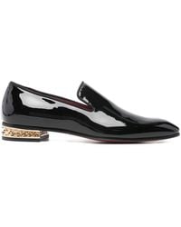 Christian Louboutin - Dandy Rocks Patent Leather Loafers - Lyst
