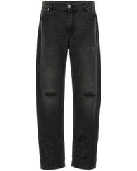 Balmain - Cotton Jeans - Lyst