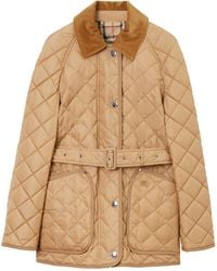 Burberry - Nylon Quilted Jacket - Lyst