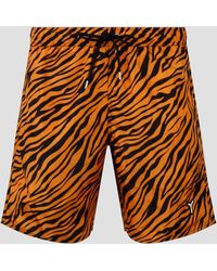 YES I AM - Orange Zebra Swimshort - Lyst