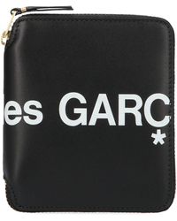 Comme des Garçons - Huge Logo Portafogli Bianco/Nero - Lyst