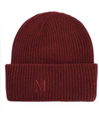 Max Mara - Cashmere Hat Cappelli Rosso-Donna - Lyst
