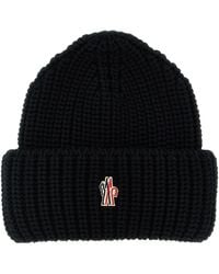 Moncler - Logo Patch Beanie - Lyst