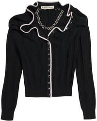 Y. Project - Merino Wool Cardigan With Necklace - Lyst