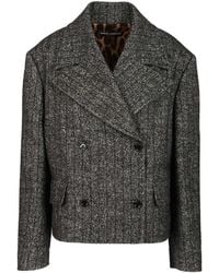 Dolce & Gabbana - Striped Wool Blazer - Lyst