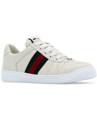 高感度ショップで2023年売れたブランド Journey White Gucci Crystal for Sneakers Leather Embellished シューズ(女性用)