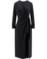 BOSS - Modal Long Dress - Lyst