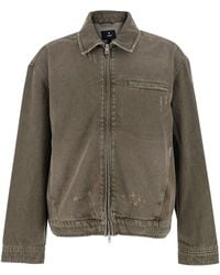 Represent - Denim Jacket With Distressed Effect - Lyst