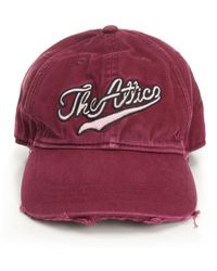 The Attico - Baseball Cap Hats Bordeaux - Lyst