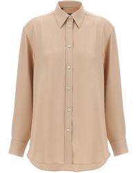 Brioni - Cady Silk Shirt Camicie Rosa-Donna - Lyst