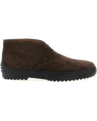 Tod's - Winter Stivali E Stivaletti Marrone-Uomo - Lyst