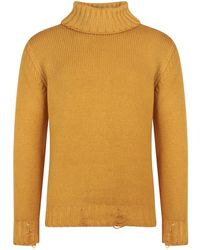 PT Torino - Virgin Wool Sweater With Destroyed Effect - Lyst