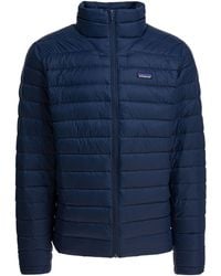 Patagonia - Down Sweater Jackets And Coats Blu-Uomo - Lyst