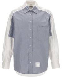 Thom Browne - Patchwork Shirt Shirt, Blouse - Lyst