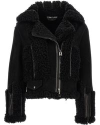 Tom Ford - Suede Shearling Jacket Casual Jackets - Lyst