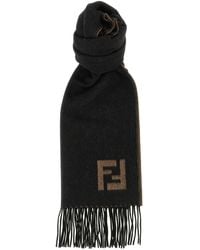 Fendi - Double-Sided Scarf Scarves And Foulards - Lyst