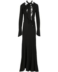 The Attico - Crepe Midi Dress - Lyst