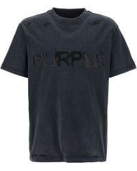 Purple - Liquid Wordmark T-Shirt - Lyst