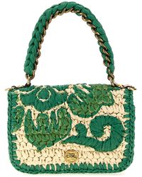 Etro - Bond Xs Borse A Mano Verde-Donna - Lyst