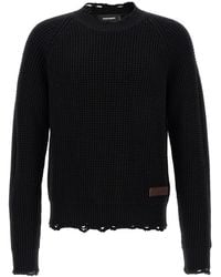 DSquared² - Destroyed' Sweater - Lyst