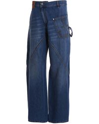 JW Anderson - 'Twisted Workwear' Jeans Blu - Lyst