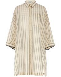Brunello Cucinelli - Striped Shirt Camicie Multicolor - Lyst