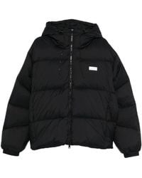 MSGM - Hooded Puffer Jacket - Lyst
