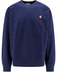 Carhartt - Cotton Blend Sweatshirt With Embroidered Logo - Lyst