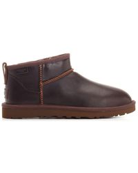 UGG - Stivali Classic Ultra Mini Leather Regenerate - Lyst